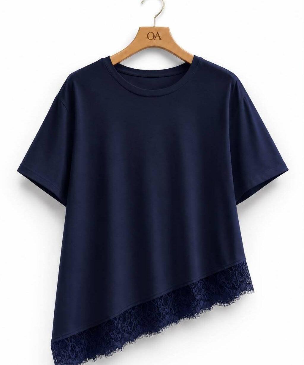 T-shirt renda Sara Primavera Verão