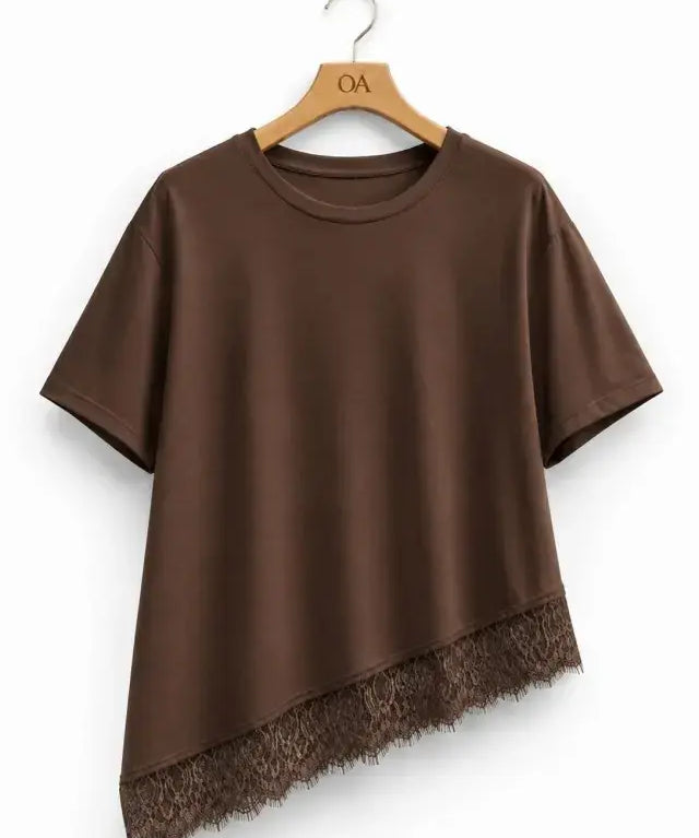 T-shirt renda Sara Primavera Verão