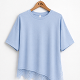 T-shirt assimétrica Luna