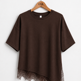 T-shirt assimétrica Luna