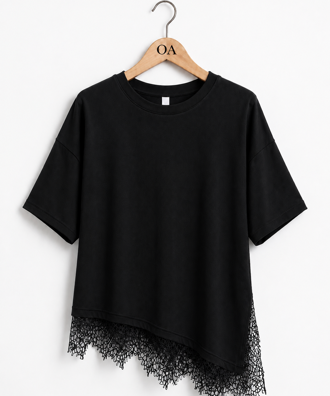 T-shirt assimétrica Luna
