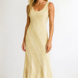 Vestido longo rendado Valentina