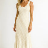 Vestido longo rendado Valentina
