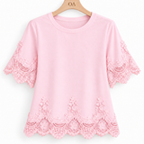 T-shirt Renda Dora