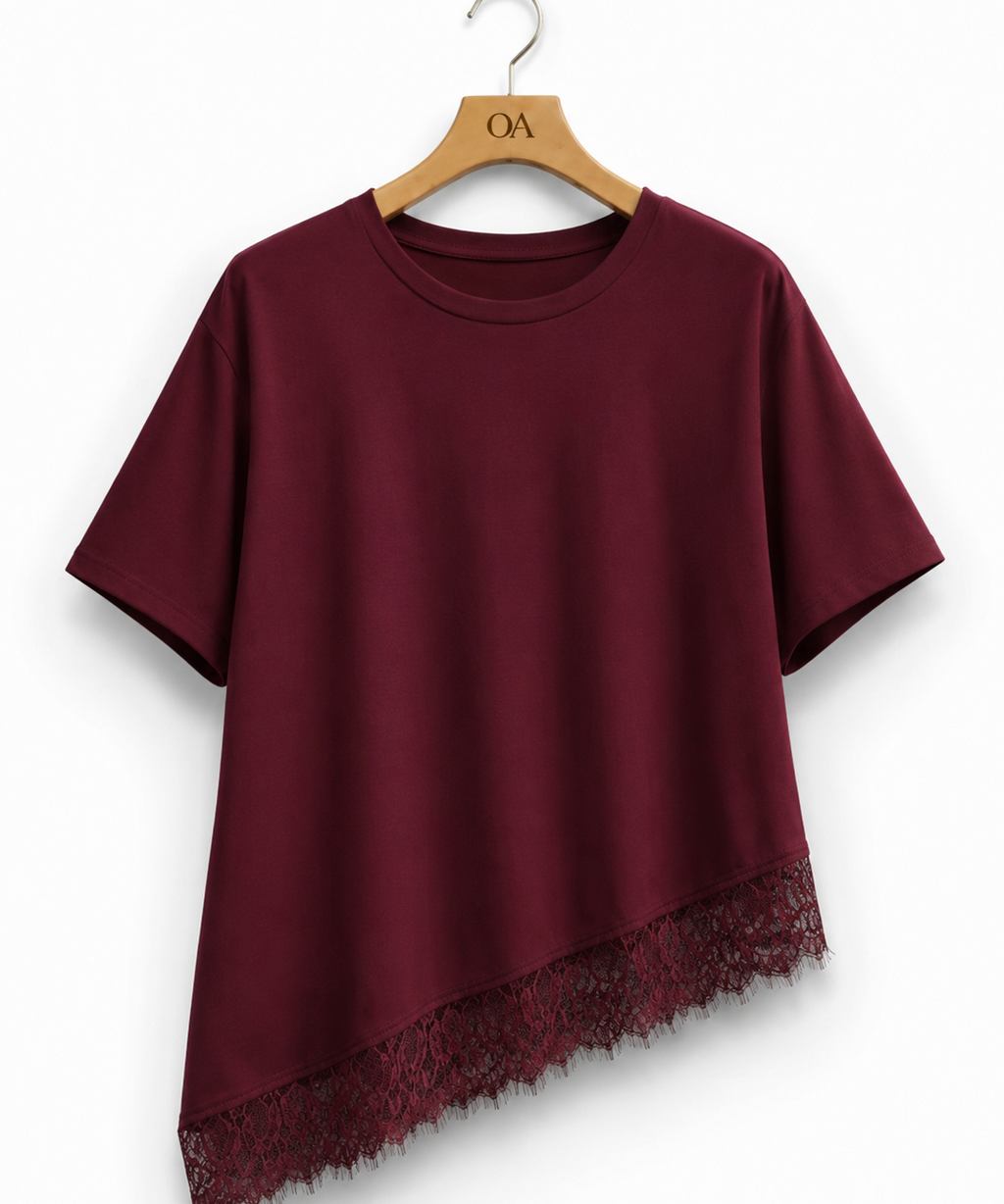 T-shirt renda Sara Primavera Verão