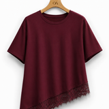 T-shirt renda Sara Primavera Verão