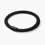 Pulseira Dora preta de cordão com fecho ajustável
